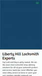 Mobile Screenshot of libertyhilllocksmith.net