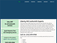 Tablet Screenshot of libertyhilllocksmith.net